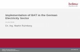 BAT Electricity Sector - UNECE Homepage · Energie- und Wasserwirtschaft e.V. BAT Electricity Sector Revision of the BREF LCP from July 2006: ... BREF LCP 2006 (old) July 2006, ...