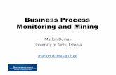 Business Process Monitoring and Mining - ut · Application Areas of Business Analytics CRM BPM and ERP BRM Customer Relationship Management Business Process Management& Enterprise