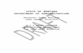 sitsd.mt.govsitsd.mt.gov/Portals/165/docs/911 ARM Rule Making... · Web viewSTATE OF MONTANA DEPARTMENT OF ADMINISTRATION Governor Steve Bullock John Lewis, Director 9-1-1 GRANT PROGRAM