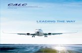 LEADING THE WAY - CALC LEADING THE WAY China’s first ... (base case, firmed order) aircraft on order ... Pegasus Airlines • Delivered four aircraft to Jetstar Pacific Airlines,