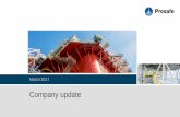 Company update - Prosafe Filer/Presentations/201703...Disclaimer All statements in this presentation other than statements of historical fact are forward-looking statements, which