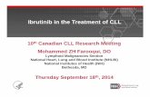 Ibrutinib in the Treatment of CLL - University of Manitoba · Ibrutinib in the Treatment of CLL ... Compound acquired by Pharmacyclics® in 2007 Covalently binds to Cys481 on BTK