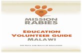 MW ED F - Mission Rabies · Rabies team who will plan the logistics ... Friday you'll be teaching in a school that ... aid for dog bites and rabies prevention,