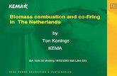 Biomass combustion and co-firing in The Netherlandstask32.ieabioenergy.com/wp-content/uploads/2017/03/08_Ton-Konings.… · Biomass combustion and co-firing in The Netherlands by