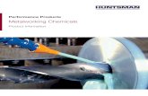 Huntsman Metalworking Brochure - renumbered Library/a... · Amines for the Metalworking Industry 6 SECTION 2 Table 2.2 - Common Amine Components of Metalworking Fluid Formulations