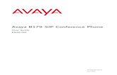 Avaya B179 SIP Conference Phone - Michigan State …ipf.msu.edu/_files/pdfs/user-guides/avaya-B179-user-guide.pdfAvaya B179 SIP Conference Phone User Guide 3 any given time. A “Unit”