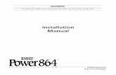 Installation Manual - AlarmHow.net Document Libraryalarmhow.net/manuals/DSC/Intrusion Panels/PC5020-Power864...Installation Manual WARNING This manual contains information on limitations