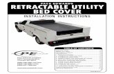 RETRACTABLE UTILITY BED COVER - Pace Edwards · RETRACTABLE UTILITY BED COVER INSTALLATION INSTRUCTIONS. ... Bedlocker®, JackRabbit®, Full-Metal-JackRabbit™, and Roll-Top-Cover®
