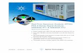 Real-Time Spectrum Analyzer (RTSA) PXA X-Series Signal ... · PXA X-Series Signal Analyzer N9030AK-RT1 & N9030AK ... signals by playing them back with an Agilent signal generator