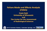 Failure Mode and Effects Analysis (FMEA) - AAPM: … Mode and Effects Analysis (FMEA) Frank Rath University of Wisconsin and The Center for the Assessment of Radiological Sciences