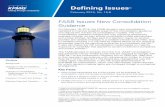 Defining Issues 15-6 FASB Issues New Consolidation ... - US · Defining Issues ® February 2015, No. 15-6 FASB Issues New Consolidation Guidance ... consolidation standard changes