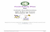 Food Safety Plan - Catholic East Elementary 2017 documents/Food... · Food Safety Plan Revised 11/2016 Page 1 ... Program Based on the Process Approach to HACCP Principles ... Washing