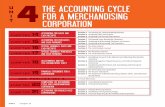 N U I 4 • PLANNING GUIDE THE ACCOUNTING CYCLE …glencoe.mheducation.com/sites/dl/premium/0078935679/instructor/... · the accounting cycle for a merchandising corporation chapter