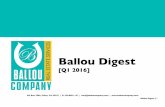 Ballou Digest - Ballou Companyballoucompany.com/assets/q1-2016.pdf · At $515.09 per square foot and a total purchase price of $6,826,000, a large veterinary facility in town sold
