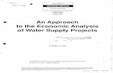 An Approach to the Economic Analysis of Water Supply ... - IRC · to the Economic Analysis of Water Supply Projects ... economic analysis applied in 21 recently ap- ... An Approach