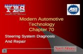 Modern Automotive Technology Chapter 70 - autotechl.com · Modern Automotive Technology Technology Chapter 70 Steering System Diagnosis ... Dry Park Test is an effective way to Dry