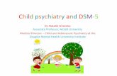 Child psychiatry and DSM-5 - Douglas DSM-5 et la...Child psychiatry and DSM-5 DSM-IV ... psychotic disorders or better explained by another mental disorder (e.g. mood, anxiety, dissociative,