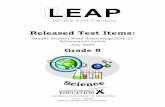 Released Test Items - ERIC · Released Test Items: ... 2003–2004 LEAP 21 is an ... Students scoring at the Advanced level understand the major similarities and differences between