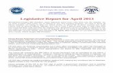 Legislative Report for April 2013 - AFSA Chapter 985 :: …afsa985.org/documents/Reports/Legislative/2013/2013-04...Legislative Report for April 2013 Thunderbird Chapter 985 members,
