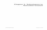 Chapter 3: Submissions to Executive Council - Nova Scotia · Chapter 3: Submissions to Executive Council ... 3.3 Report and Recommendation to the Executive Council ..... 1 of 6 3.4