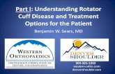 Rotator Cuff Disease and Treatment for the Patient · Rotator cuff tear on an MRI . What is the rotator cuff? •The rotator cuff consists of 4 muscles that ... Rotator Cuff Disease