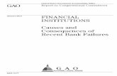 GAO-13-71, FINANCIAL INSTITUTIONS: Causes and … · Report to Congressional Committees FINANCIAL INSTITUTIONS Causes and Consequences of Recent Bank Failures January 2013 GAO-13