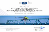 Summary Study on privacy data protection and ethical … · Study on privacy, data protection and ethical risks in civil Remotely Piloted Aircraft Systems operations - Summary for