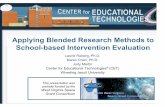 Applying Blended Research Methods to School … resources, ... •The analysis uses a blended methods research design. The quantitative research ... Applying Blended Research Methods