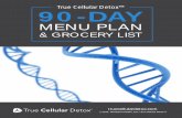 True Cellular Detox™ 90-DAY - Amazon S3 · The True Cellular Detox™ 90 day menu plan is designed to act as a jumpstart to your new ... Other notes: • Smoothie ... (see below