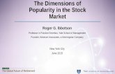 The Dimensions of Popularity in the Stock Market - …conferences.pionline.com/uploads/conference_admin/Th… ·  · 2015-06-18The Dimensions of Popularity in the Stock Market ...