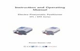 Instruction and Operating Manual - Power and Operating Manual ... Air Connections 15 9.1 EPL Positioner ... 12.2 SPDT Mechanical Limit Switches 13.