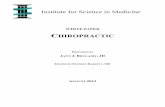 ISM White Paper on Chiropractic - Science in Medicinescienceinmedicine.org/policy/papers/Chiropractic.pdf · Chiropractic is a licensed health care profession in the United States.