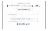 Greenblatt Briefing Book - Forbes · PDF fileBRIEFING BOOK Data Information Knowledge WISDOM JOEL GREENBLATT Location: Forbes, New York, New York About Joel Greenblatt