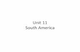 Unit 11 South America - Trafton Academy 11- South America...South America – Landforms ... • Strait of Magellan: The Spanish explorer Ferdinand Magellan ... PowerPoint Presentation