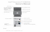 Owner's Manual - Andover Consulting Group, Inc. · | support.dell.com Dell™ Dimension™ 3100/E310 Owner’s Manual 12 34 FlexBay for optional floppy drive or Media Card Reader