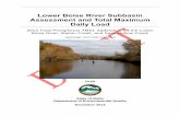 Lower Boise River Subbasin Assessment and Total … Boise River Subbasin Assessment and Total Maximum ... Lower Boise River Subbasin Assessment and Total Maximum ... xxx Table 8. Lower