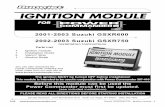 2001-2003 Suzuki GSXR600 2002-2003 Suzuki … Suzuki GSXR600 ... This module is intended to be usedin conjunctionwith Power Commander 307-410 PLEASE READ ALLDIRECTIONS BEFORE …