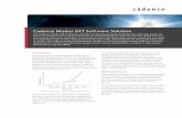 Cadence Modus DFT Software Solution Cadence Modus DFT ... · impact of XOR compression logic across a range of common digital components is 3-5% of total chip routing resource. ...