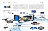 ECO EVO SERIES - mistcool.ro · with a Soft Touch electronic board, ... • Thermal protection ... - Motor overload - Maintenance time notification ...