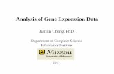 Analysis of Gene Expression Data - University of Missouricalla.rnet.missouri.edu/cheng_courses/GeneExpression.pdf · Analysis of Gene Expression Data . ... • GeneX • Human Gene