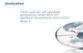 The value of global process owners in global business … · The value of global process owners in global business services Part 1 3 How can a GPO create enterprise-wide value? The