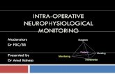 INTRA-OPERATIVE NEUROPHYSIOLOGICAL … nerves ECOG : is the practice of using electrodes placed directly on the exposed surface of the brain to record electrical activity from the