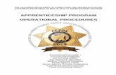 Apprenticeship Operational Procedures and Standards · Inactive Apprenticeship Record ... the daily operations of the program and to act as a liaison between the ... (OJT): Any time