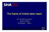 The future of mitral valve repair -  ·  · 2015-05-03The future of mitral valve repair ... • IIIa Restricted Commissural or chordal fusion and ... Direct annular plication concept.
