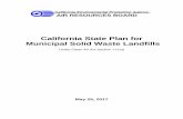 2017-5-30-17 California State Plan FINAL · California Environmental Protection Agency Air Resources Board 1001 I Street Sacramento, California 95814 California State Plan for Municipal