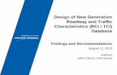 Design of New Generation Roadway and Traffic ... · Assess RCI design; interview ... roadway attributes and minor roadway sample ... characteristics, data usage for business systems
