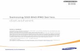 Samsung SSD 840 PRO Series. datasheet 5 - MZ-7PD128 datasheet MZ-7PD512 840 PRO Series Rev. 1.0 MZ-7PD256 1.0 General Description The Samsung SSD 840 PRO is a high-performance SSD