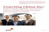 Courting China Inc - PwC · Courting China Inc: ... large Asian market for Australia, and access to Australian IP and leading ... of Australia’s global trade