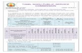 TAMIL NADU PUBLIC SERVICE COMMISSION - t n · following posts:- It ... certificate of physical fitness in the form prescribed below before their ... of Tamil Nadu Government Servant