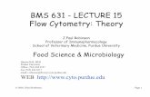 BMS 631 - LECTURE 15 Flow Cytometry: Theory 631 - LECTURE 15 Flow Cytometry: Theory J.Paul Robinson Professor of Immunopharmacology ... lecture0015JPRobinson.ppt Author: